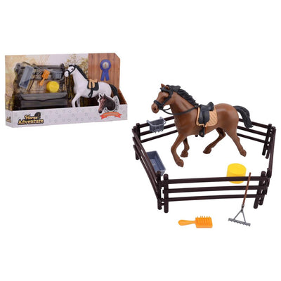 Johntoy john toy paardenset met accessoires