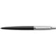 Parker jotter-balpen | bond street black met chromen rand | medium punt met blauwe inkt | cadeauverpakking
