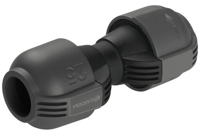 Gardena verbindingsstuk 25 mm (grijs zwart, 2775-20)