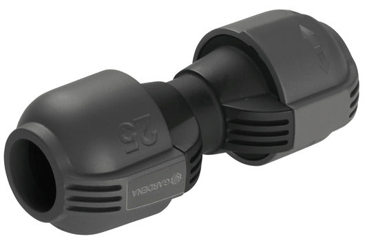 Gardena verbindingsstuk 25 mm (grijs zwart, 2775-20)