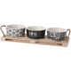 Excellent houseware serveerset op pallet 4-delig 28,5x10x6cm