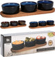 Excellent houseware serveerset op plank 4-delig 32,5x11x5cm
