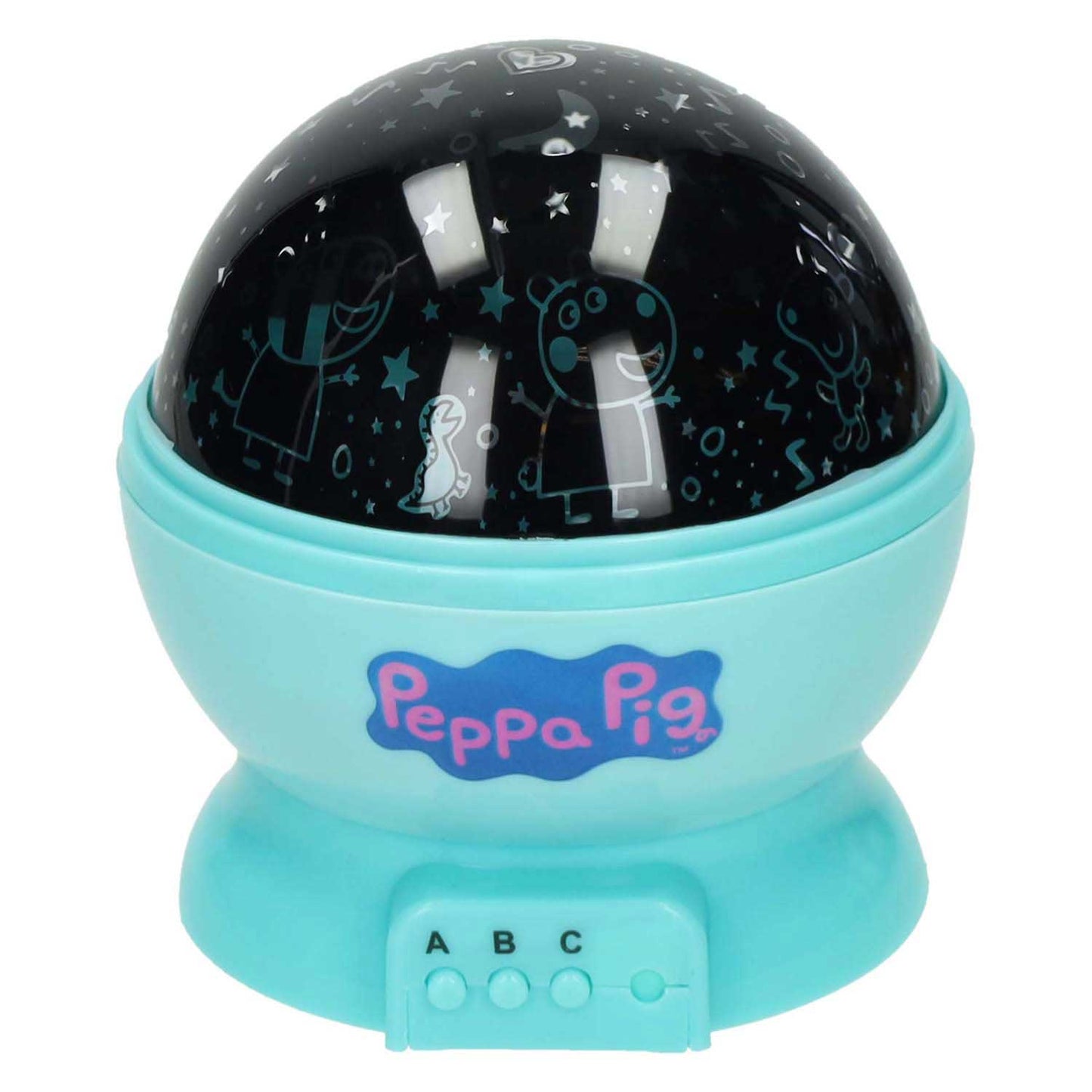 Speelgoedland peppa pig ledlamp glitter dome
