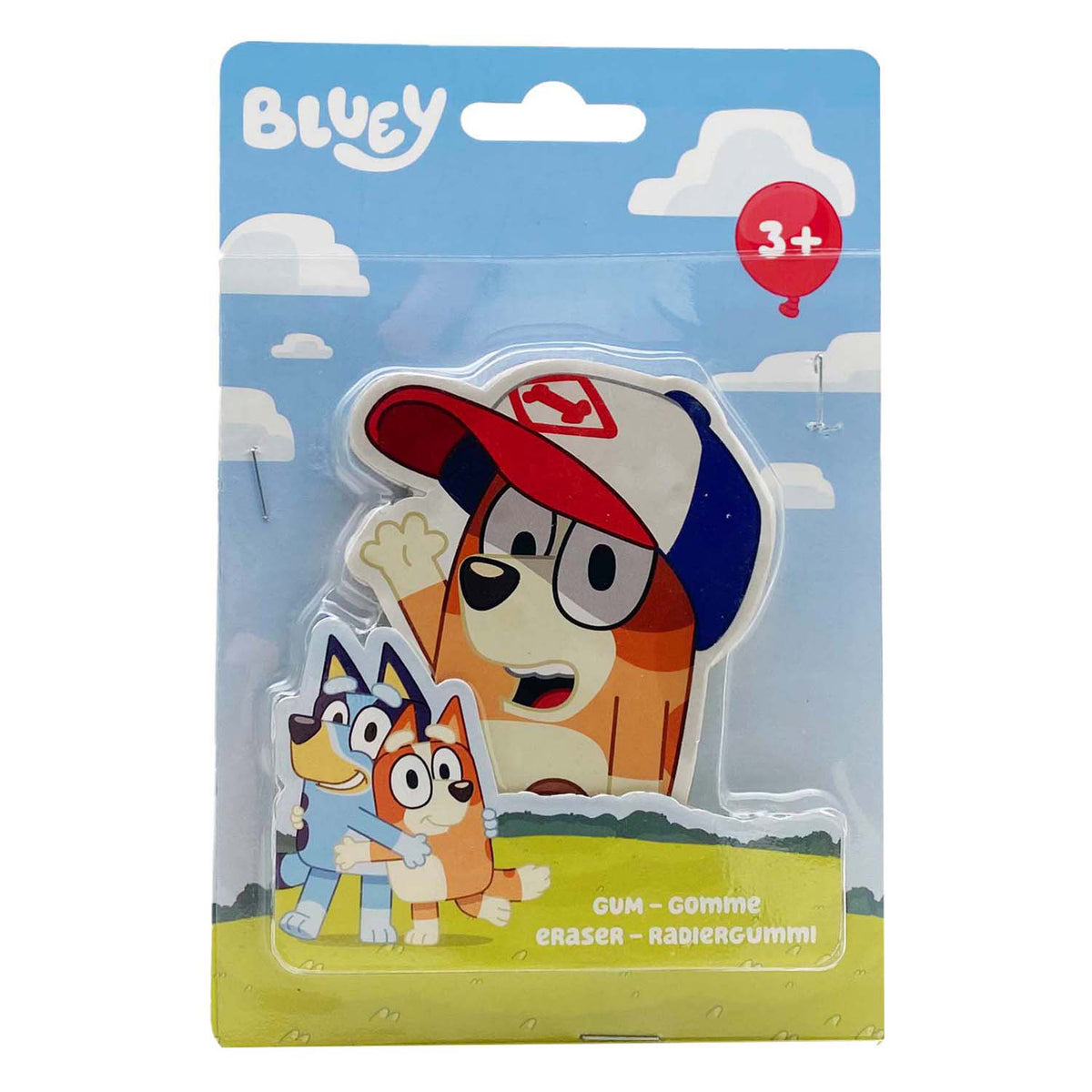 Merkloos sans marque bluey giant eraser