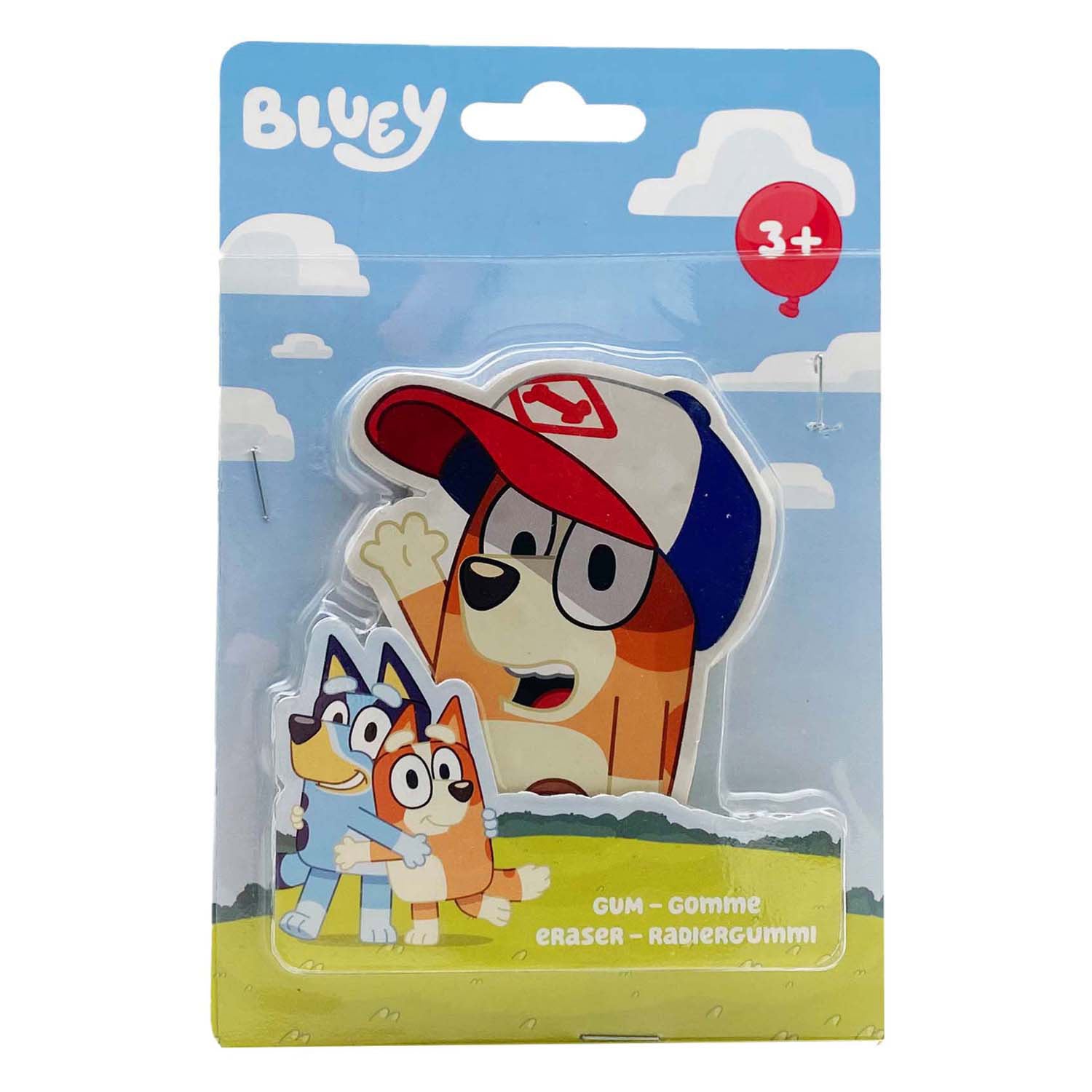 Merkloos sans marque bluey giant eraser