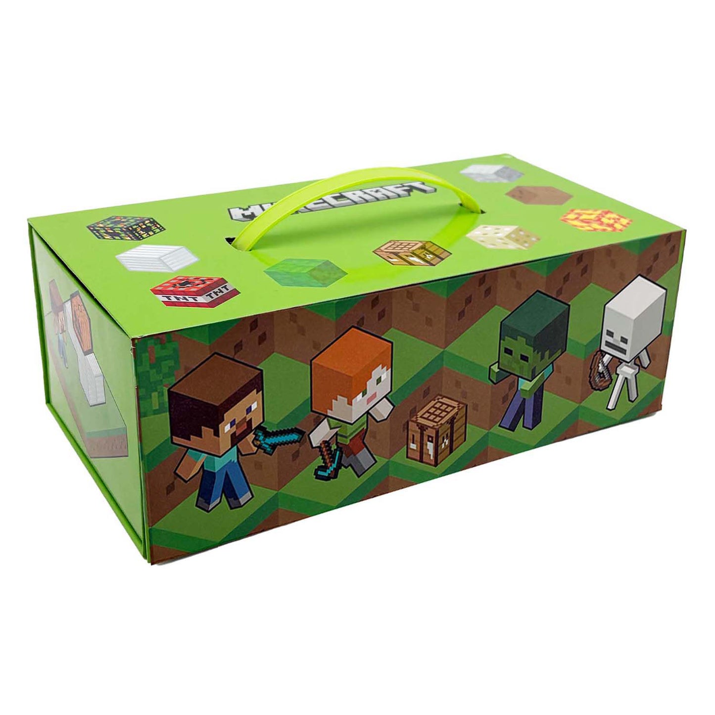 Merkloos sans marque minecraft tekendoos - kleurpotloden - stiften - verf - creatief