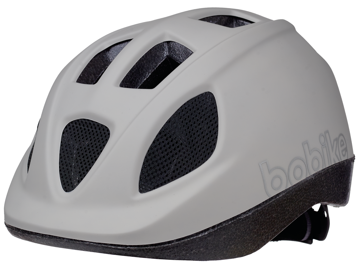 children helmet BOBIKE "Go XS"size XS (46-53cm), twin shell construction (glued shell), easy lock rotary fastener system, 9 vents, insect net, reflective stripes at the back. Weight: 230g, certification: CE EN 1078