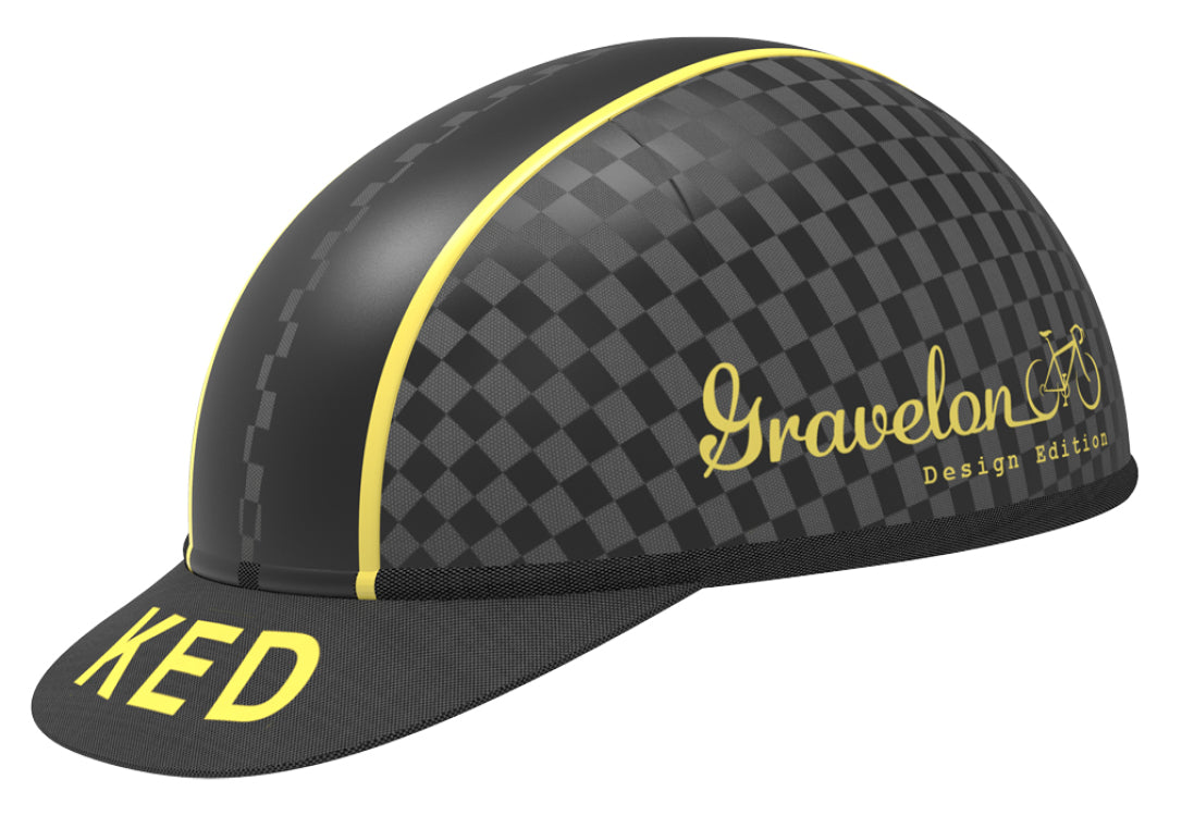 Fietshelm KED Gravelon L (58-61cm) - checkeRood flag