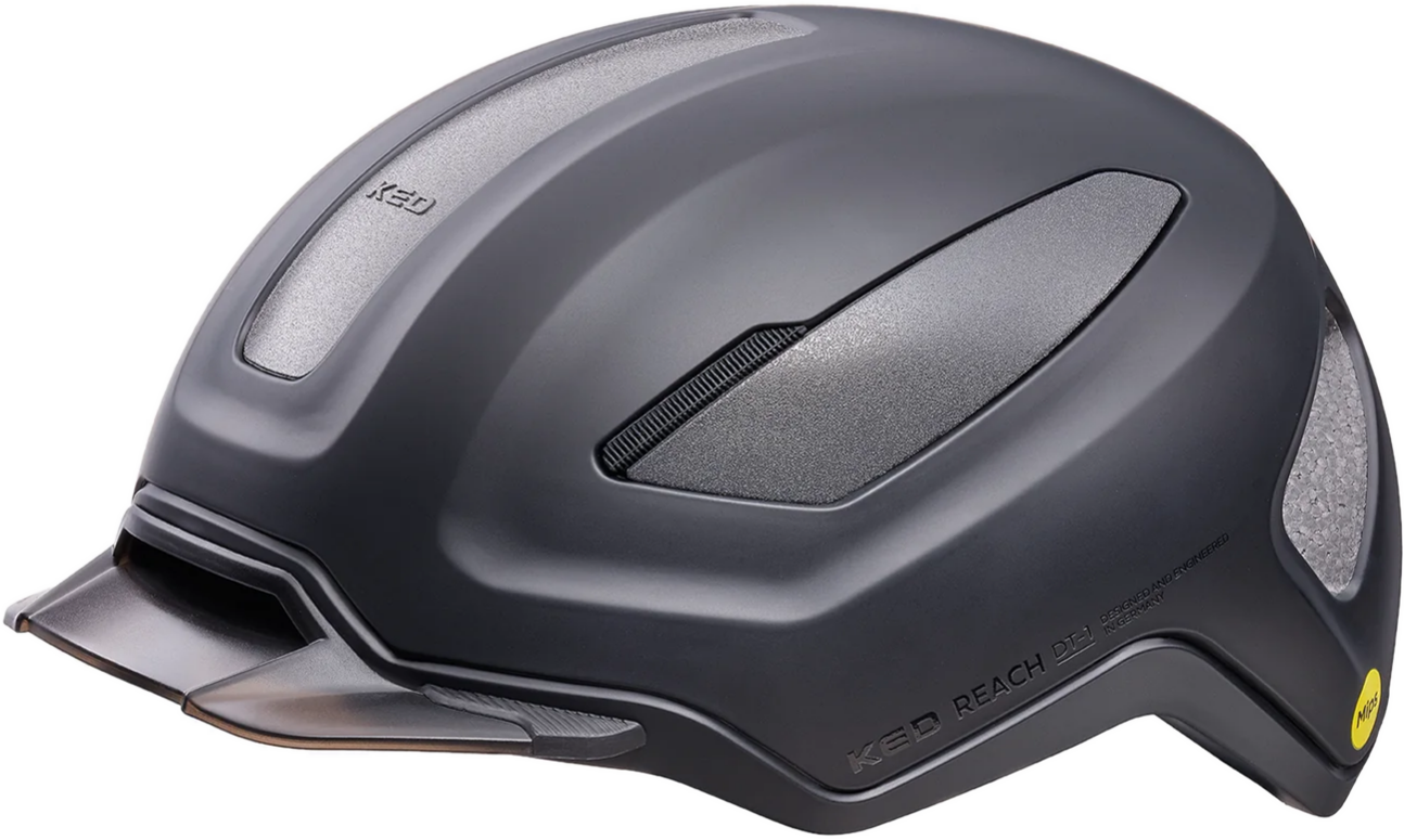 Ked fietshelm reach dt large 58-62 cm - black matt