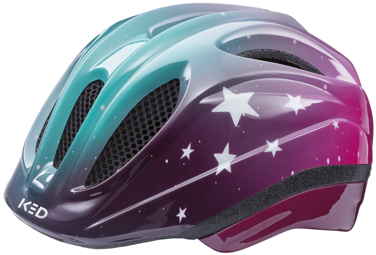 Ked fietshelm meggy ii trend s (46-51 cm) - stars pink aqua glossy