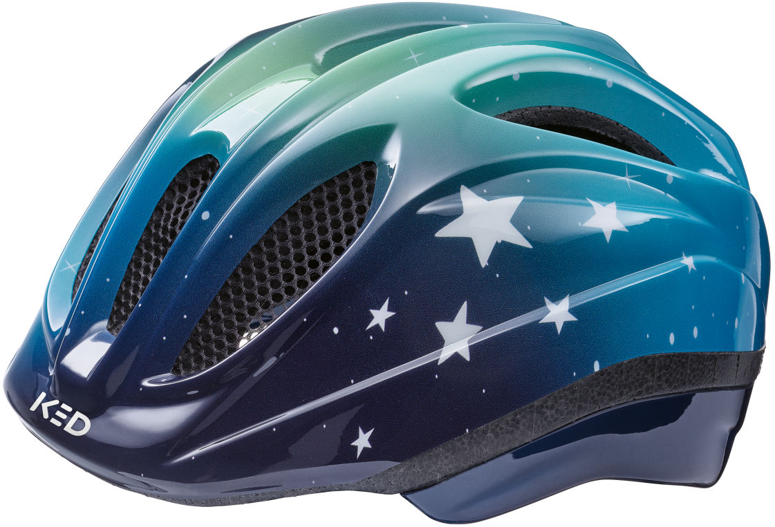 Ked Fietshelm Meggy II Trend S (46-51 cm) stars blue green glossy