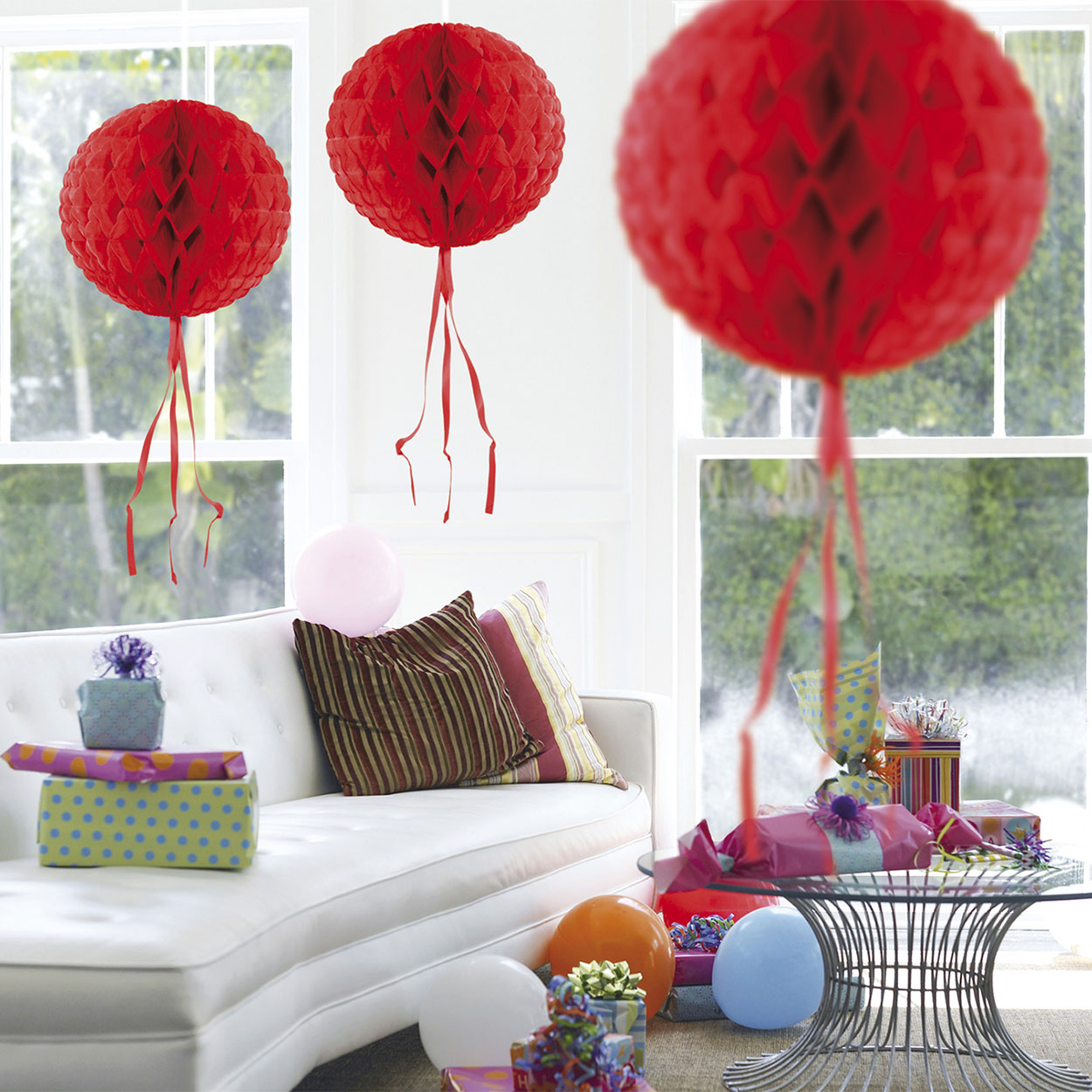 Folat bv honeycomb bal - rood