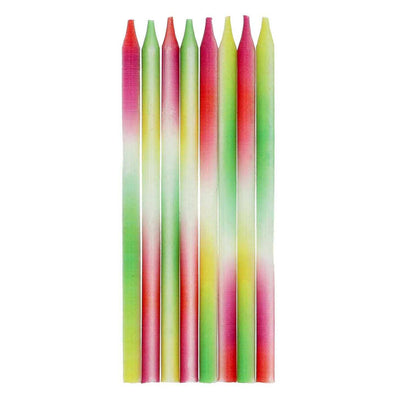 Folat bv kaarsjes neon delight - 24st.