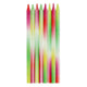 Folat bv kaarsjes neon delight - 24st.