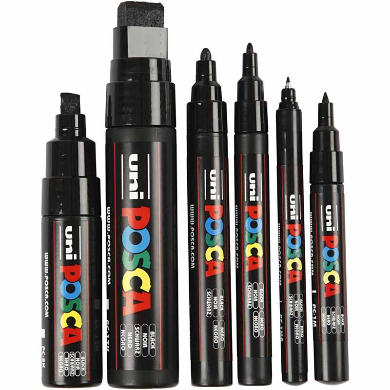 Https: www.cchobby.nl posca-marker-lijndikte-0-7-15-mm-zwart-6-stuk-1-doos
