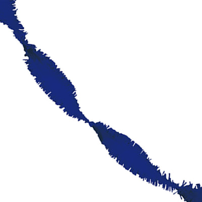 Folat twist slinger crêpepapier blauw 6 meter | 24 stuks