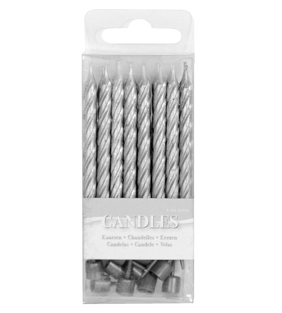 Folat bv zilveren kaarsjes, 16st.