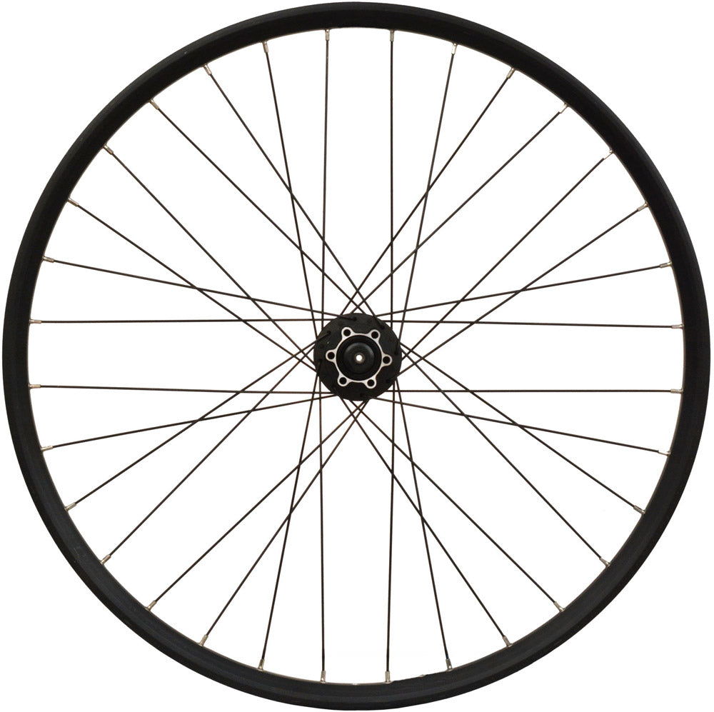 Custom made 29 shimano 6-bolt deore fh-m525 rodi black rock rear wheel