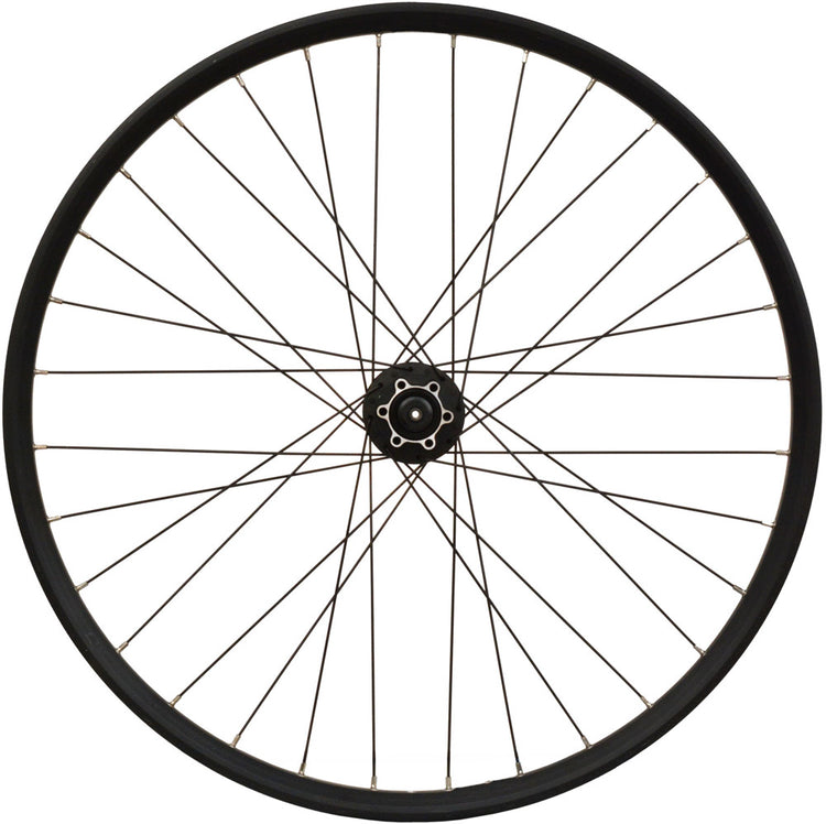 Custom made 29 shimano 6-bolt deore fh-m525 rodi black rock rear wheel