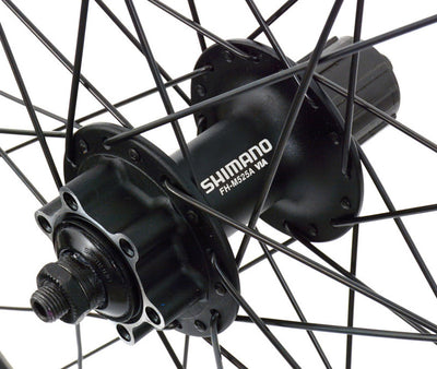 Custom made 29 shimano 6-bolt deore fh-m525 rodi black rock rear wheel