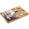 Excellent houseware kaasplank bamboe met dolomiet