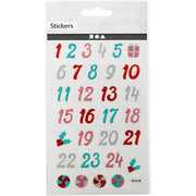 Https: www.cchobby.nl glitter-stickers-advent-cijfers-vel-10x16-cm-1-vel - afbeelding 2