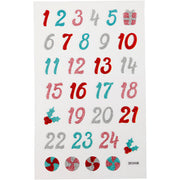 Https: www.cchobby.nl glitter-stickers-advent-cijfers-vel-10x16-cm-1-vel - afbeelding 1