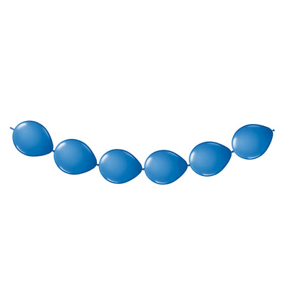 Folat bv blauwe knoopballonnen, 8st.