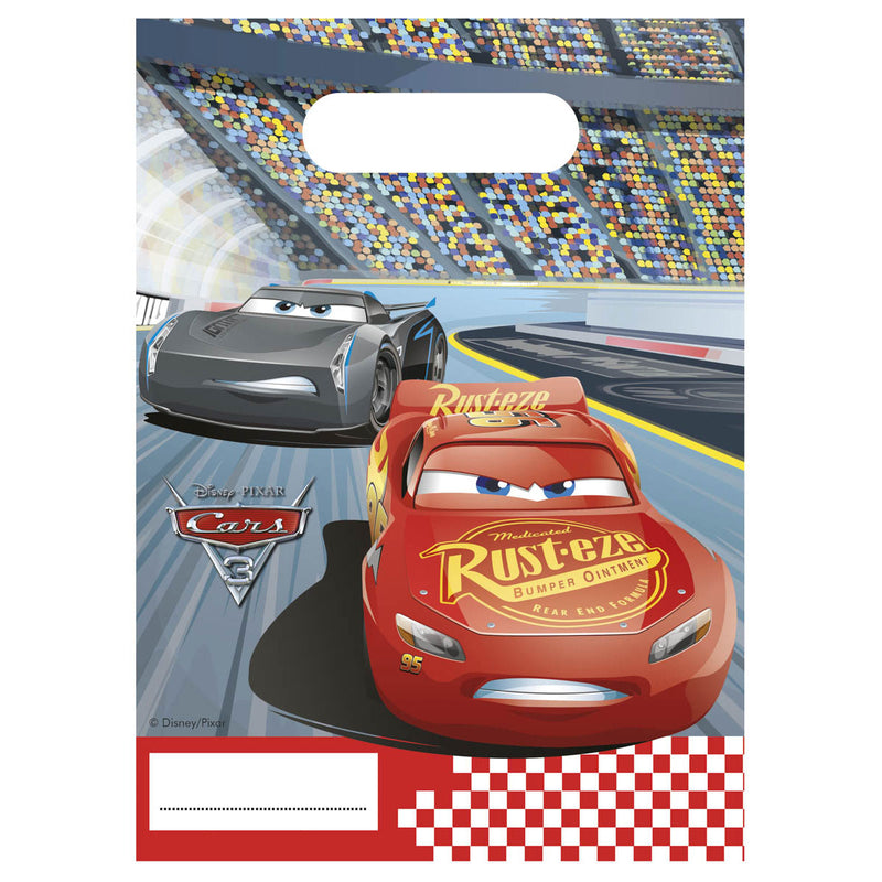 Cars 3 Uitdeelzakjes, 6st.