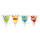 Folat bv vlaggenlijn happy birthday, 6mtr.