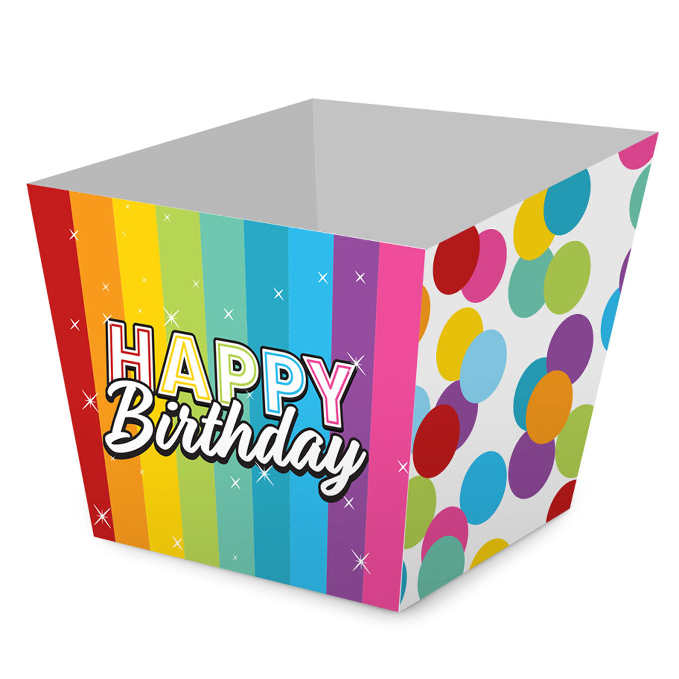 Folat bv snoepbakjes happy birthday, 5st.