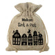 Folat bv jute cadeauzakje - welkom sint piet