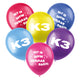 Folat bv k3 ballonnen, 6st.