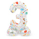 Folat bv staande folieballon joyful party cijfer 3 -72cm