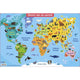 Deltas educatieve onderlegger - dieren van de wereld 47,5x32cm
