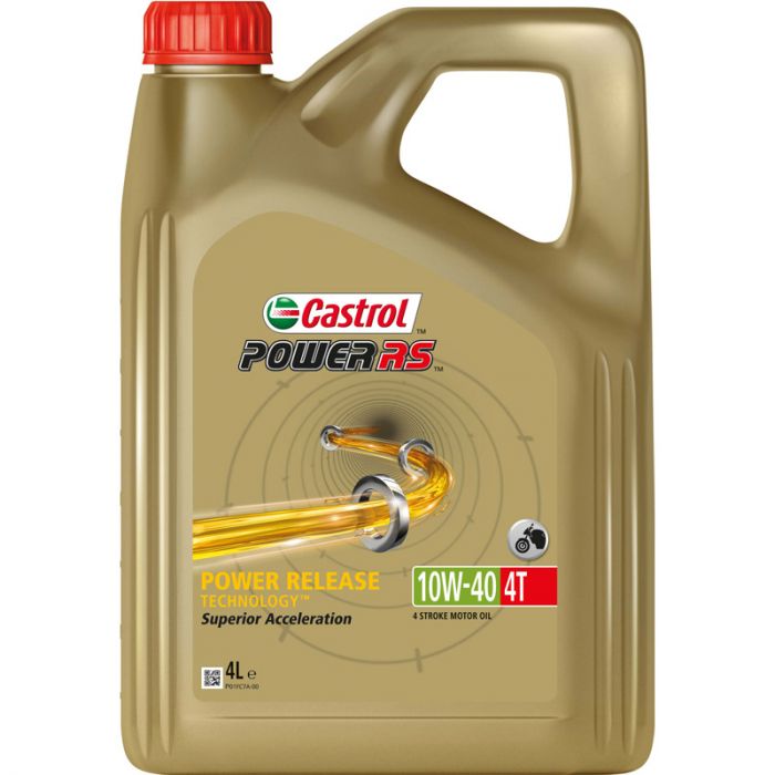 Olie Power RS 4T 10W-40 fles à 4 liter