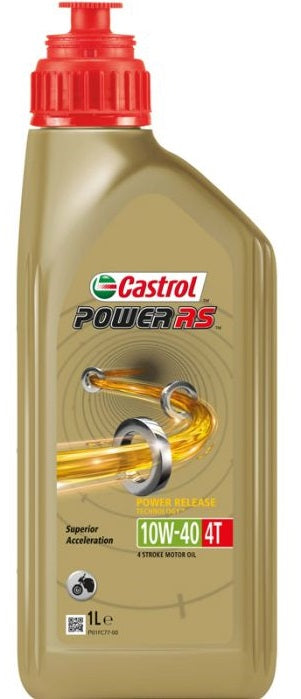 Olie Power RS 4T 10W-40 fles à 1 liter