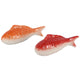 Gerkimex drijvende vis 16cm 2 soorten rood of oranje
