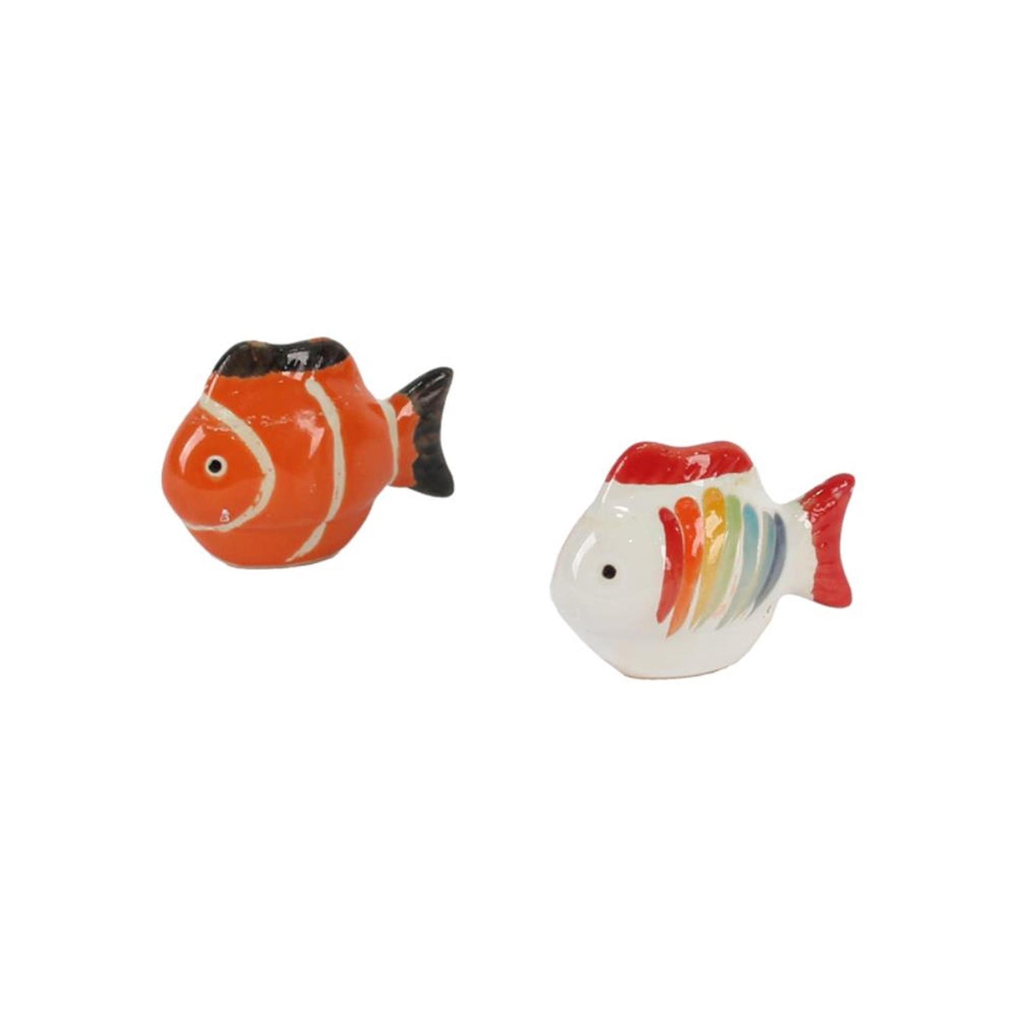 Gerkimex drijvende vis 6cm 2 soorten wit of oranje