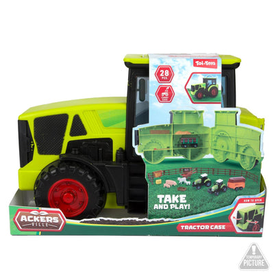 Toi-toys boerderij speelset 33-delig in tractorkoffer