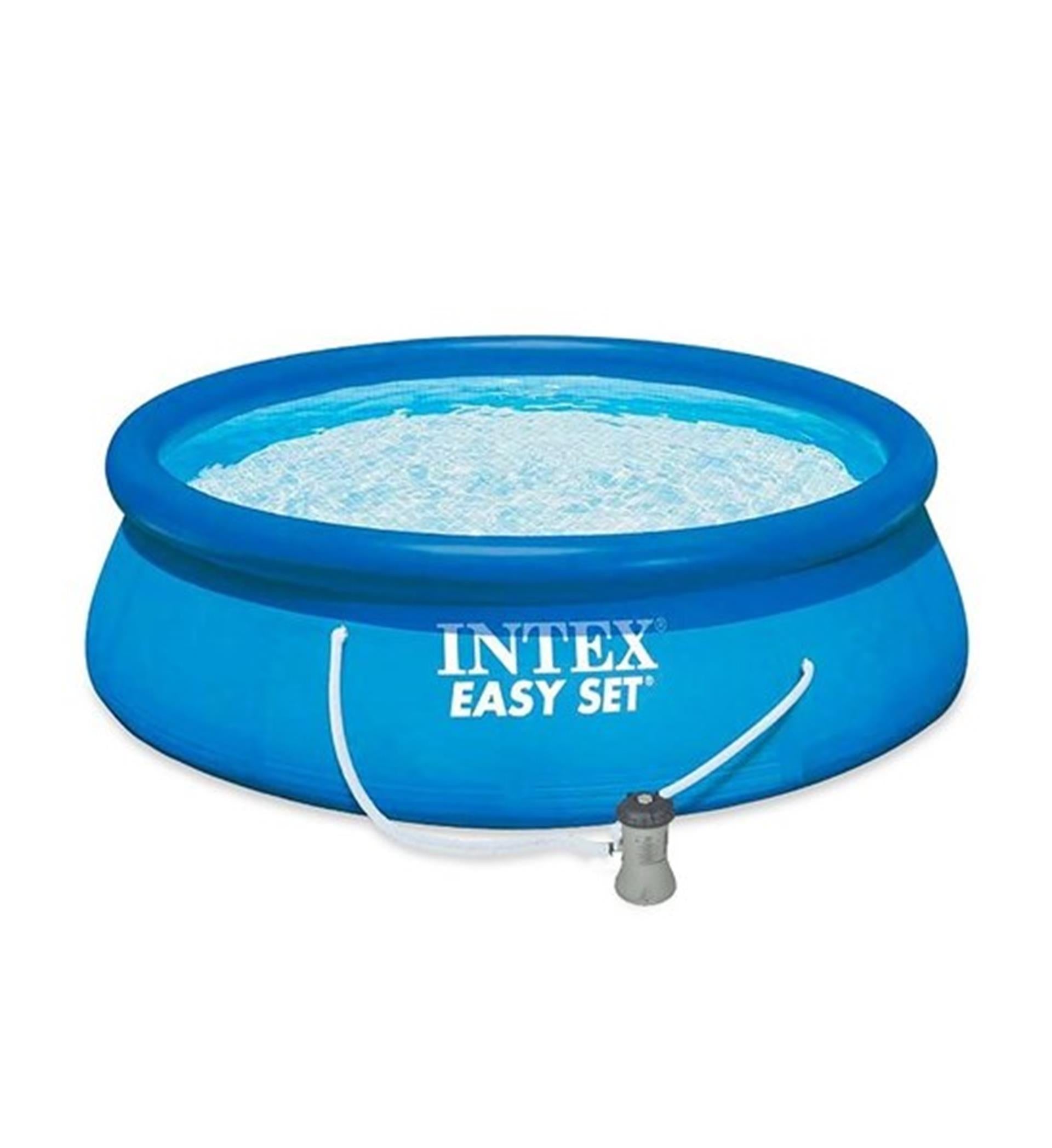 Intex easy set 28142gn zwembad 396x84cm + pomp