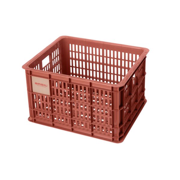 Basil fietskrat M - medium - 29.5 liter - rood