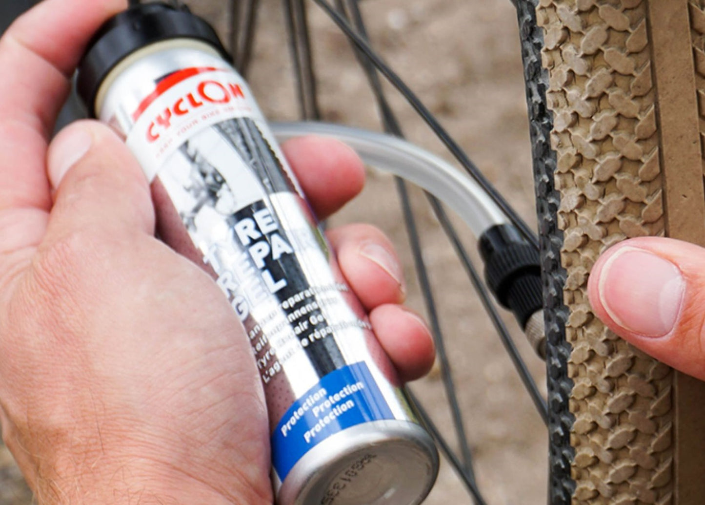 Cyclon Tyre Repair Gel 75ml (in blisterverpakking)