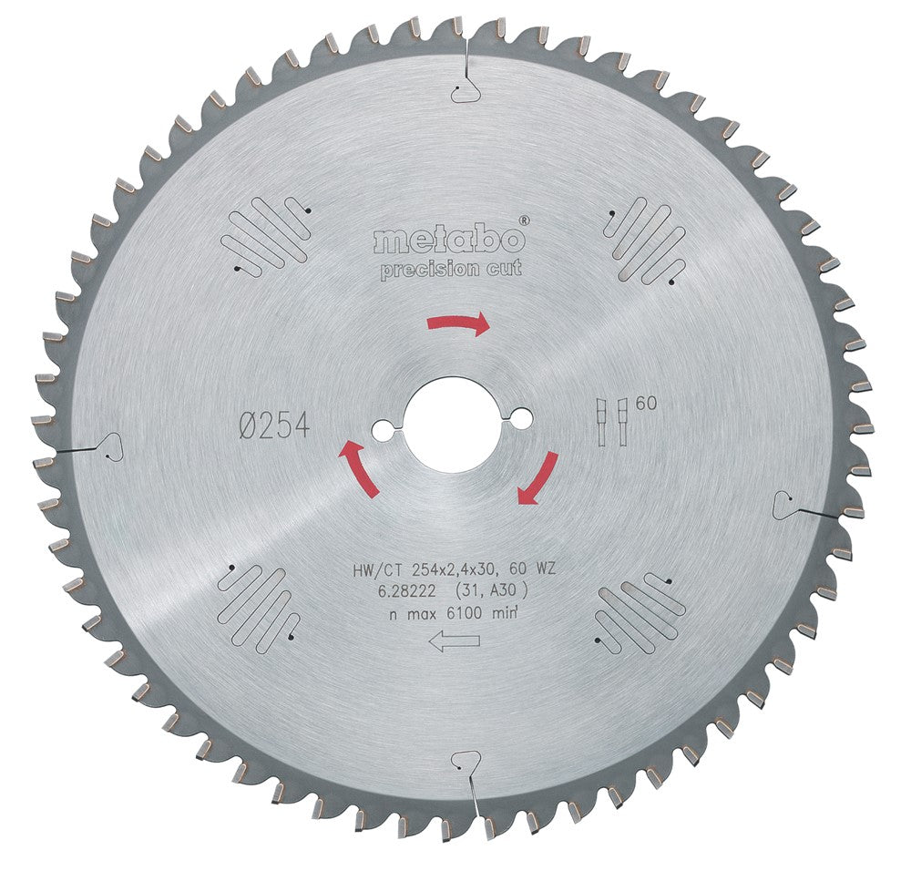 Metabo accessoires cirkelzaagblad hw ct ø 315x30, 48 wz - 628224000