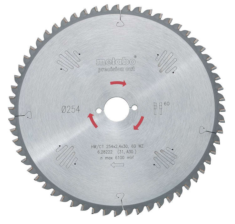 Metabo accessoires cirkelzaagblad hw ct ø 315x30, 48 wz - 628224000