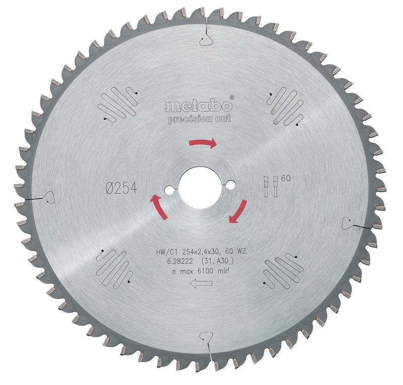 Metabo accessoires cirkelzaagblad hw ct ø 315x30, 48 wz - 628224000