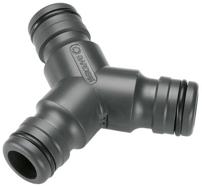 Gardena prof-system 3-wegstuk 19 mm (3 4 ) koppeling (grijs, 2833-20)