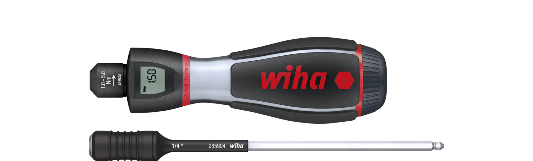 Wiha momentschroevendraaier itorque (zwart rood, 1 - 5 nm)