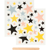 Https: www.cchobby.nl rub-on-stickers-sterren-vel-12-2x15-3-cm-1-doos - afbeelding 1