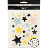 Https: www.cchobby.nl rub-on-stickers-sterren-vel-12-2x15-3-cm-1-doos - afbeelding 2